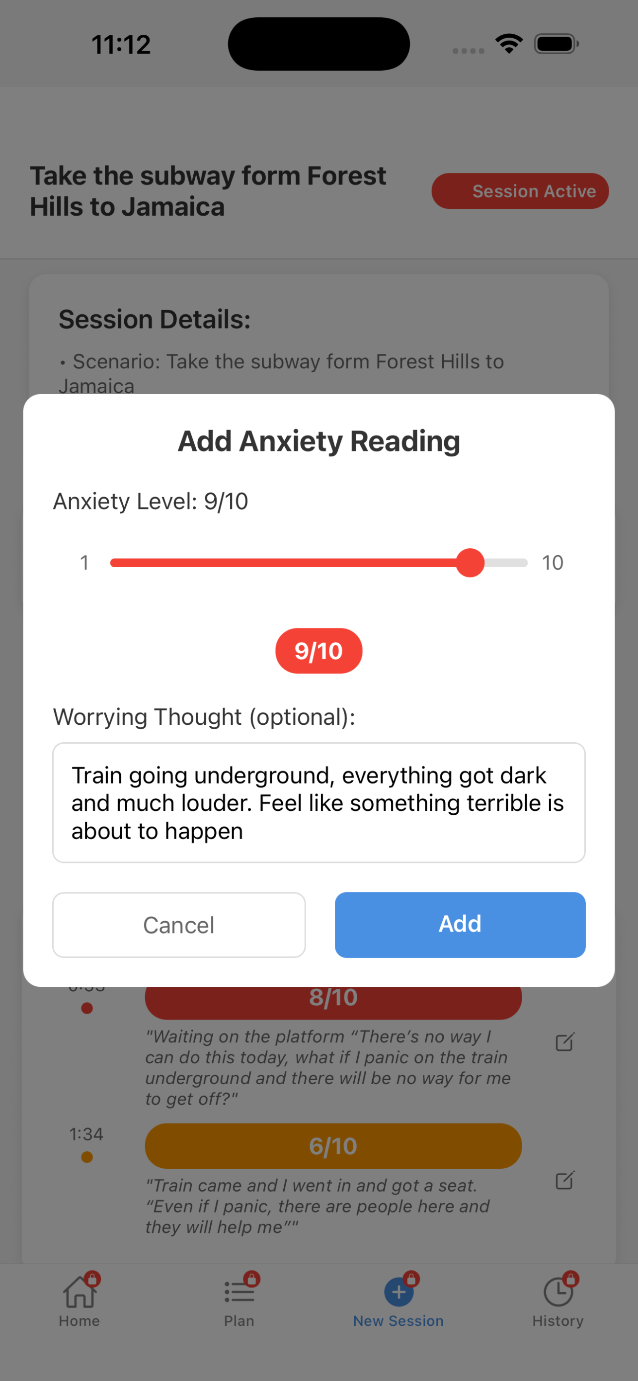 Adding readings and notes in Habituate